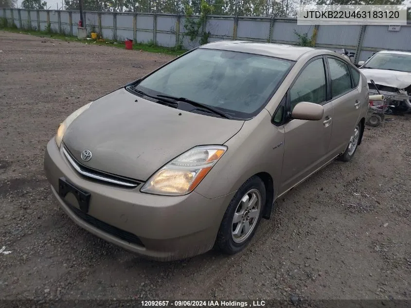 JTDKB22U463183120 2006 Toyota Prius