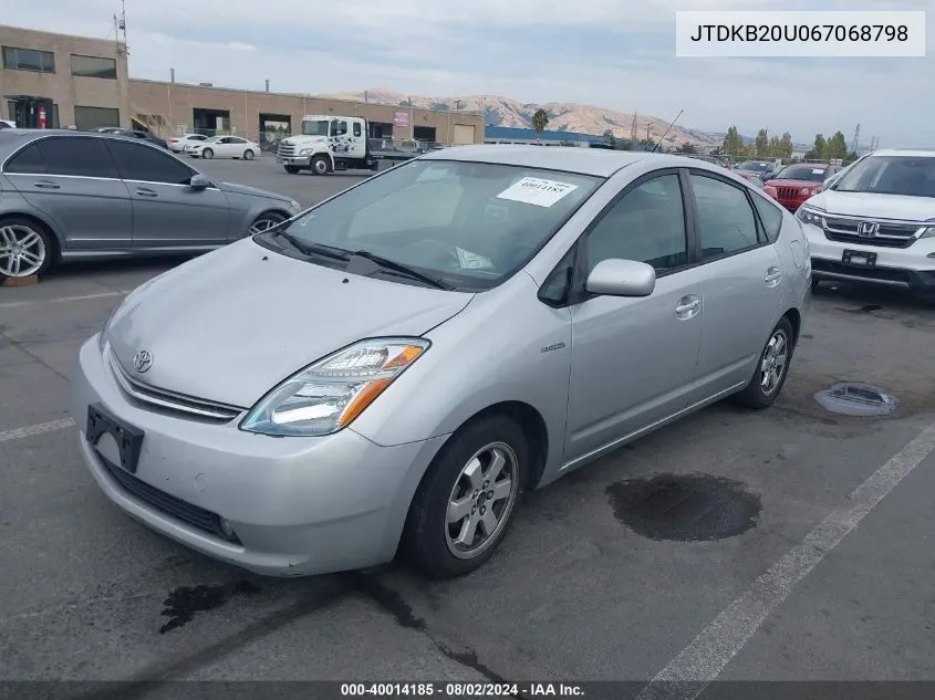 JTDKB20U067068798 2006 Toyota Prius