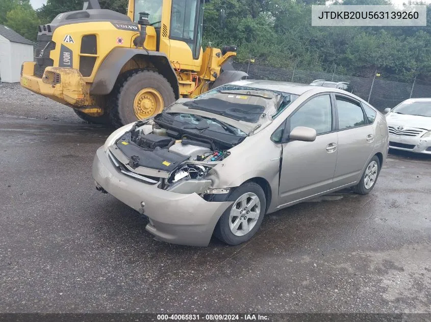 JTDKB20U563139260 2006 Toyota Prius