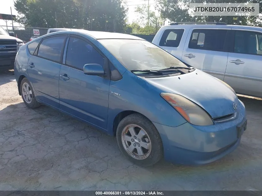 JTDKB20U167074965 2006 Toyota Prius