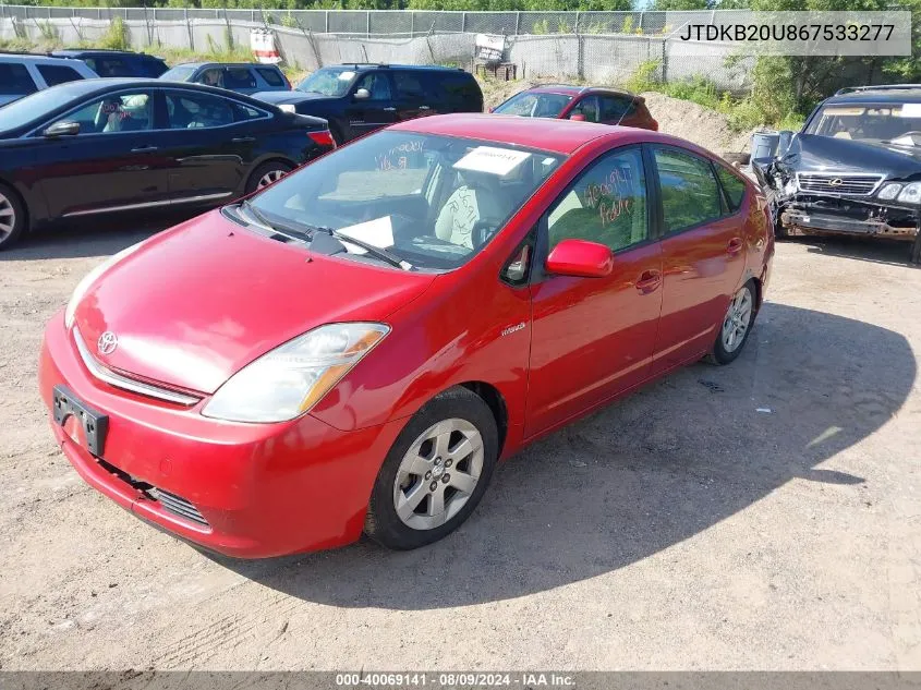 JTDKB20U867533277 2006 Toyota Prius