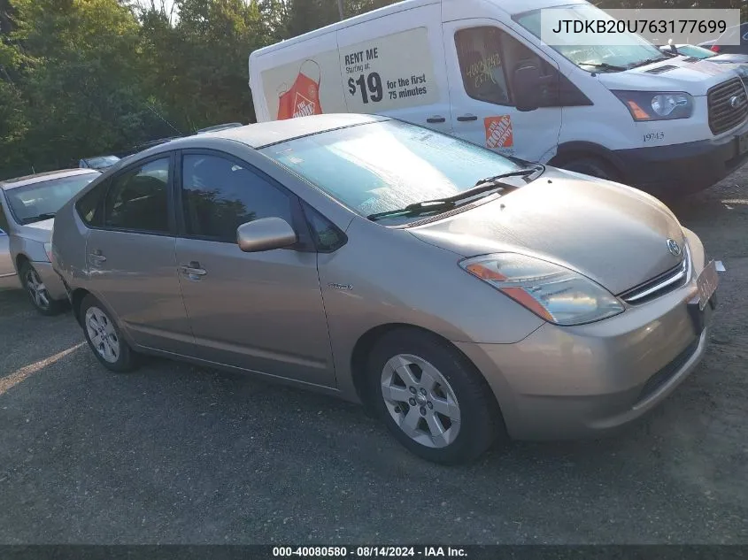 JTDKB20U763177699 2006 Toyota Prius