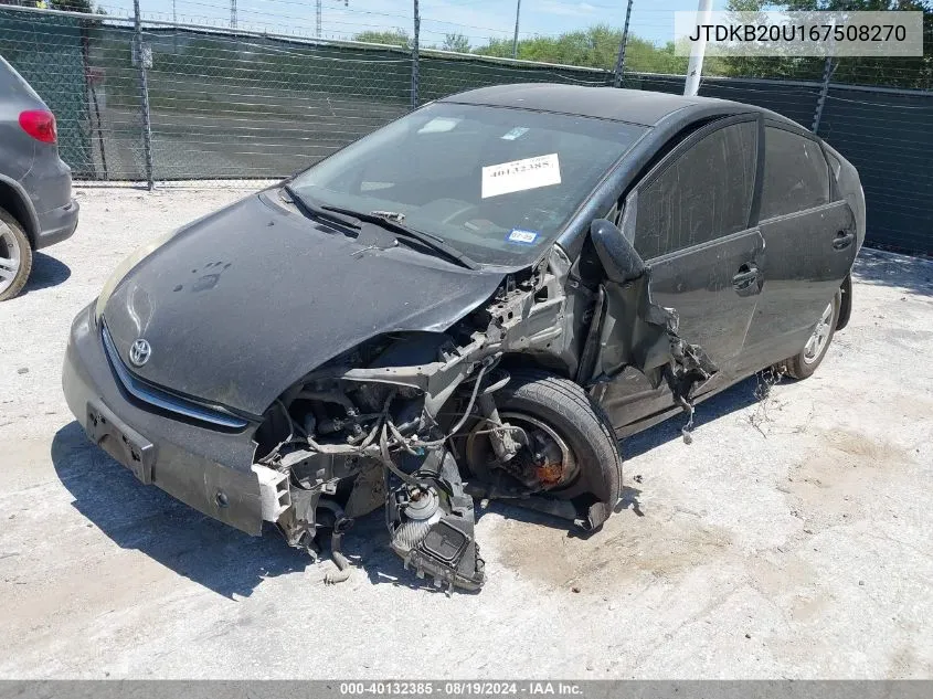 JTDKB20U167508270 2006 Toyota Prius