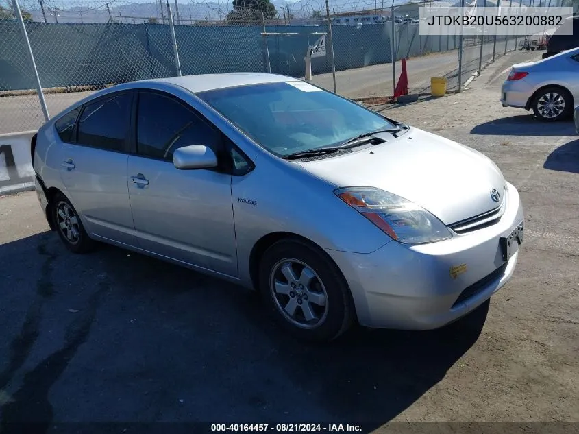 JTDKB20U563200882 2006 Toyota Prius