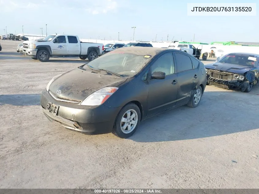 JTDKB20U763135520 2006 Toyota Prius