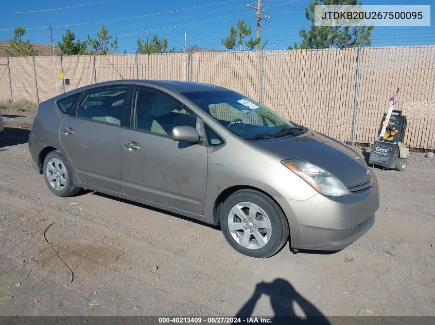 JTDKB20U267500095 2006 Toyota Prius