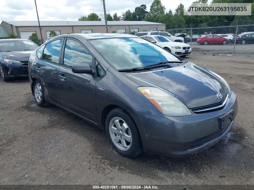 JTDKB20U263195835 2006 Toyota Prius