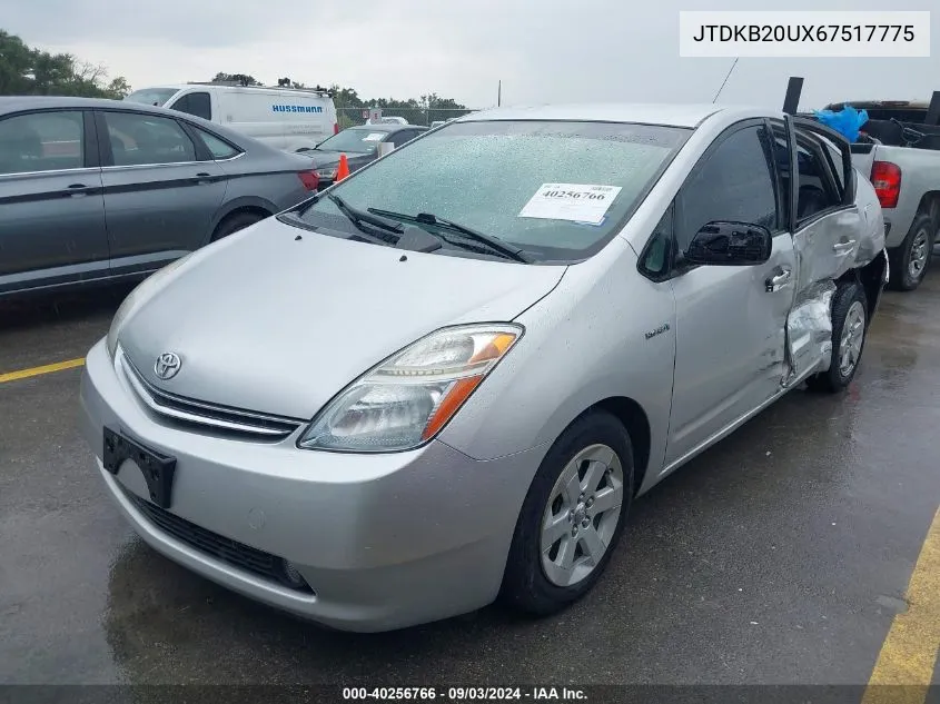 JTDKB20UX67517775 2006 Toyota Prius