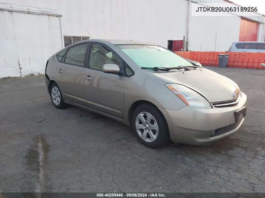 JTDKB20U063189256 2006 Toyota Prius