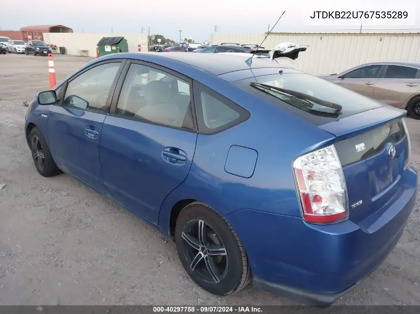 JTDKB22U767535289 2006 Toyota Prius