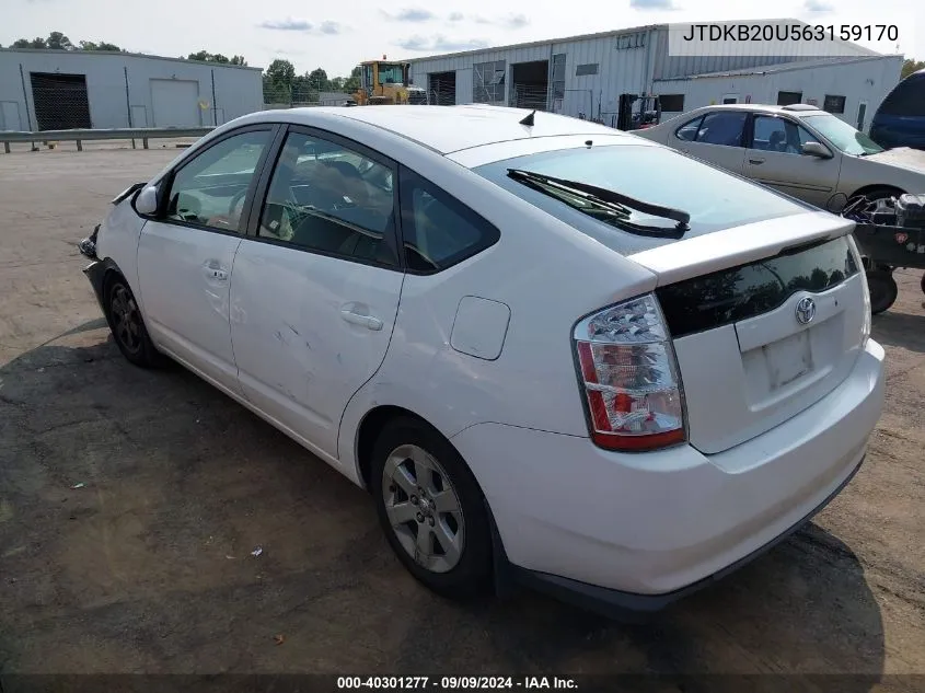 JTDKB20U563159170 2006 Toyota Prius