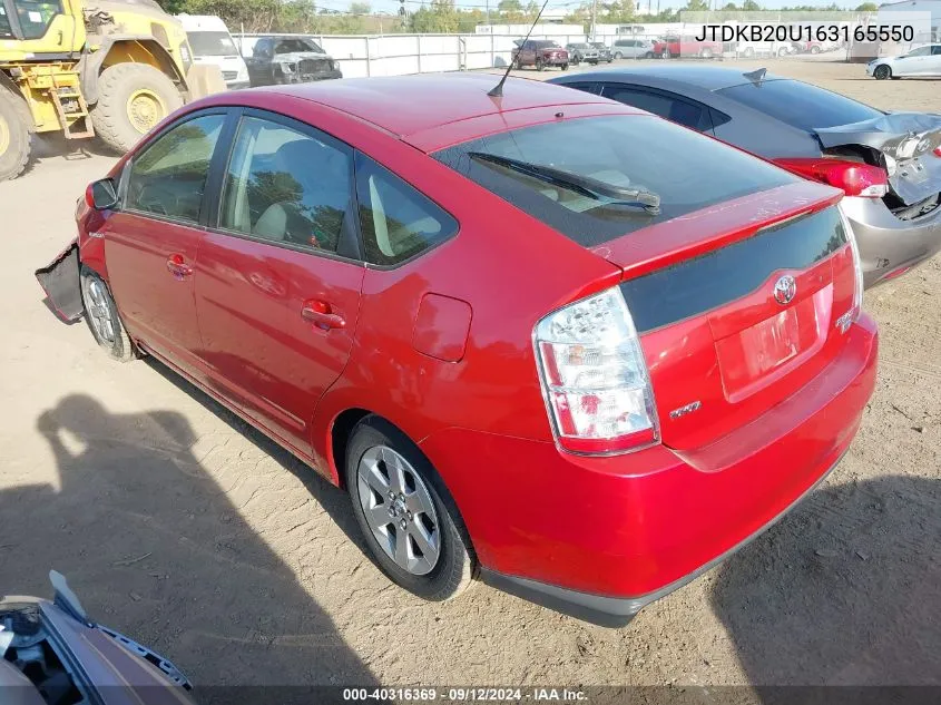 JTDKB20U163165550 2006 Toyota Prius