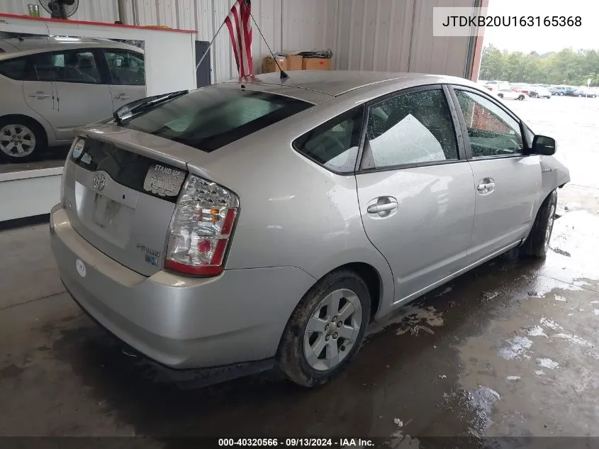 JTDKB20U163165368 2006 Toyota Prius