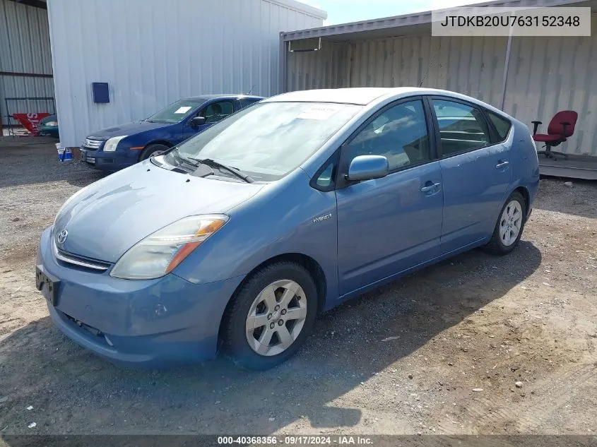 JTDKB20U763152348 2006 Toyota Prius