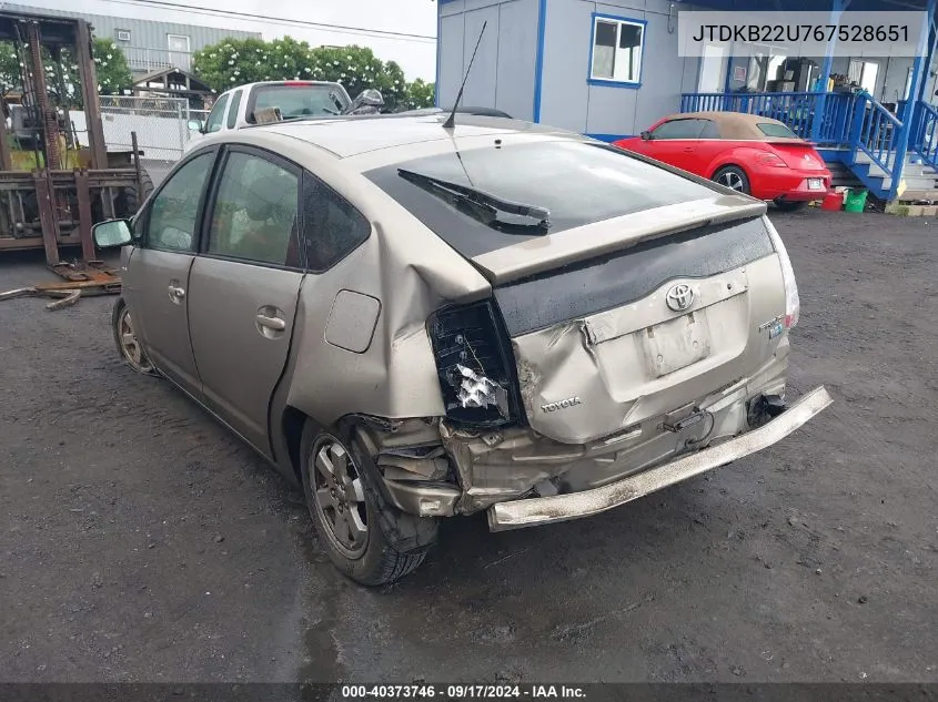 JTDKB22U767528651 2006 Toyota Prius