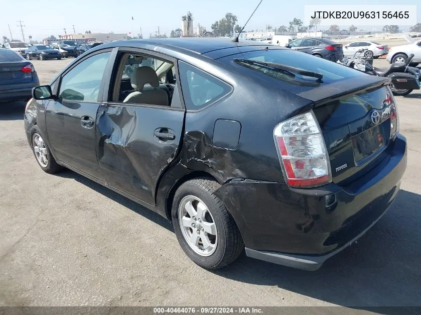 JTDKB20U963156465 2006 Toyota Prius