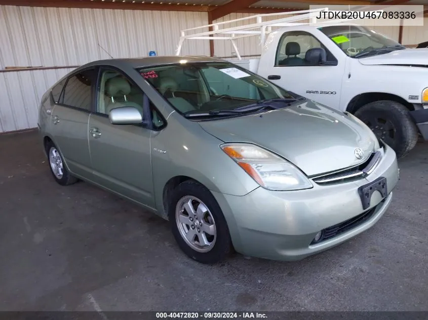 JTDKB20U467083336 2006 Toyota Prius