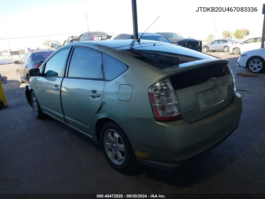 JTDKB20U467083336 2006 Toyota Prius