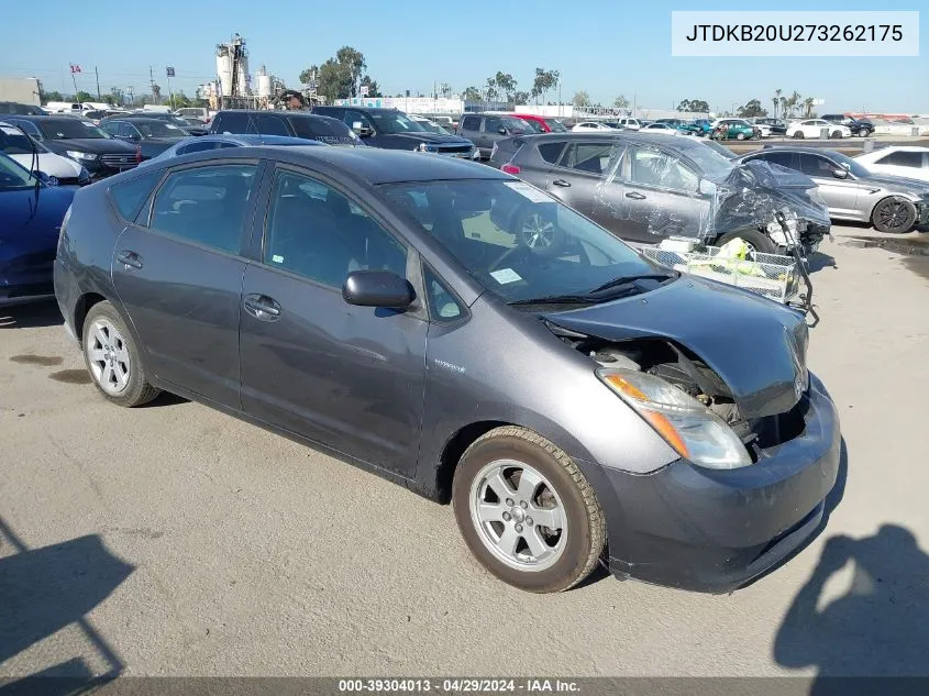 2007 Toyota Prius VIN: JTDKB20U273262175 Lot: 39304013