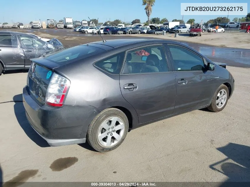 2007 Toyota Prius VIN: JTDKB20U273262175 Lot: 39304013