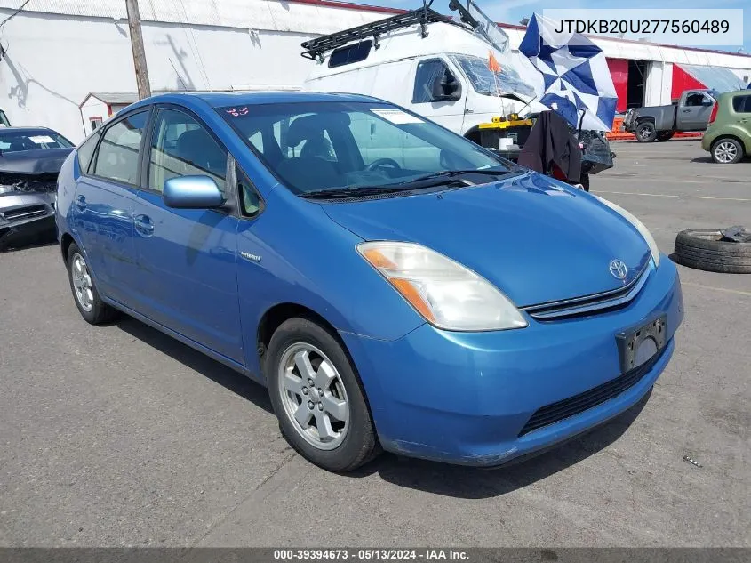 JTDKB20U277560489 2007 Toyota Prius