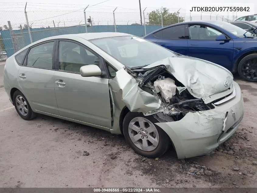 JTDKB20U977559842 2007 Toyota Prius Touring