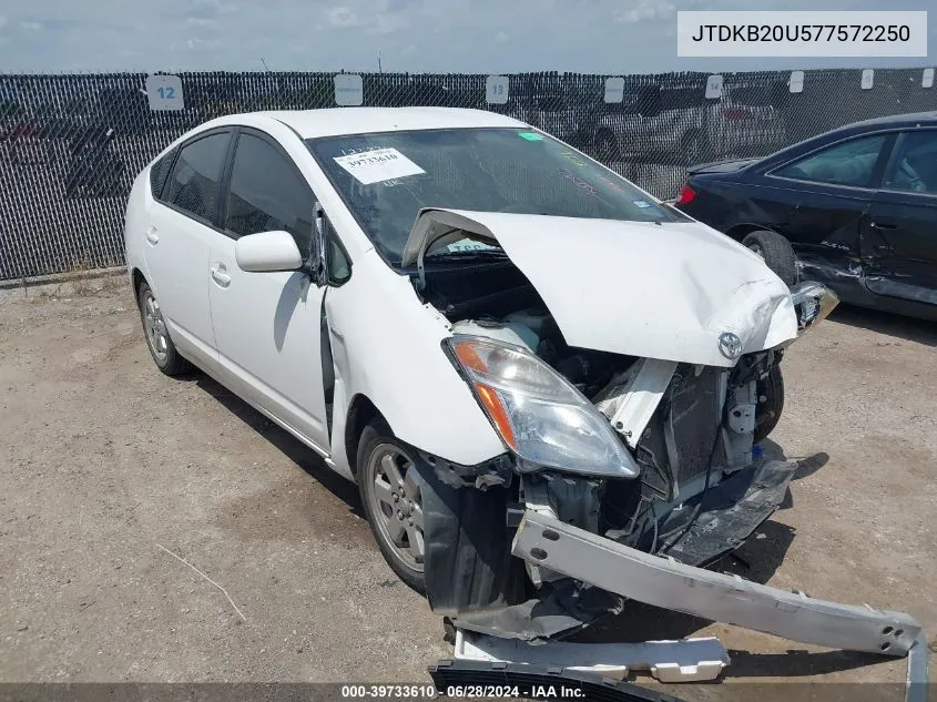 JTDKB20U577572250 2007 Toyota Prius