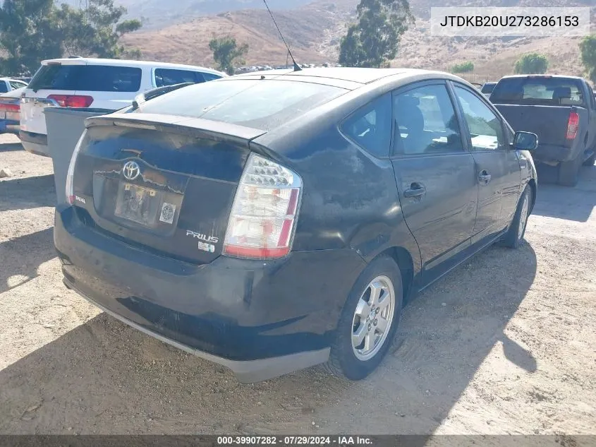 2007 Toyota Prius VIN: JTDKB20U273286153 Lot: 39907282