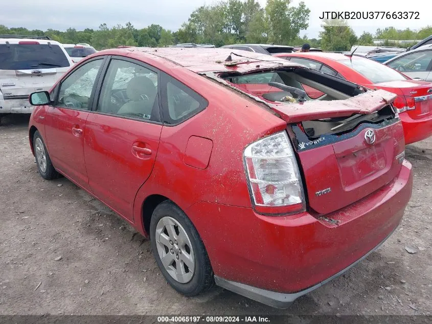 JTDKB20U377663372 2007 Toyota Prius