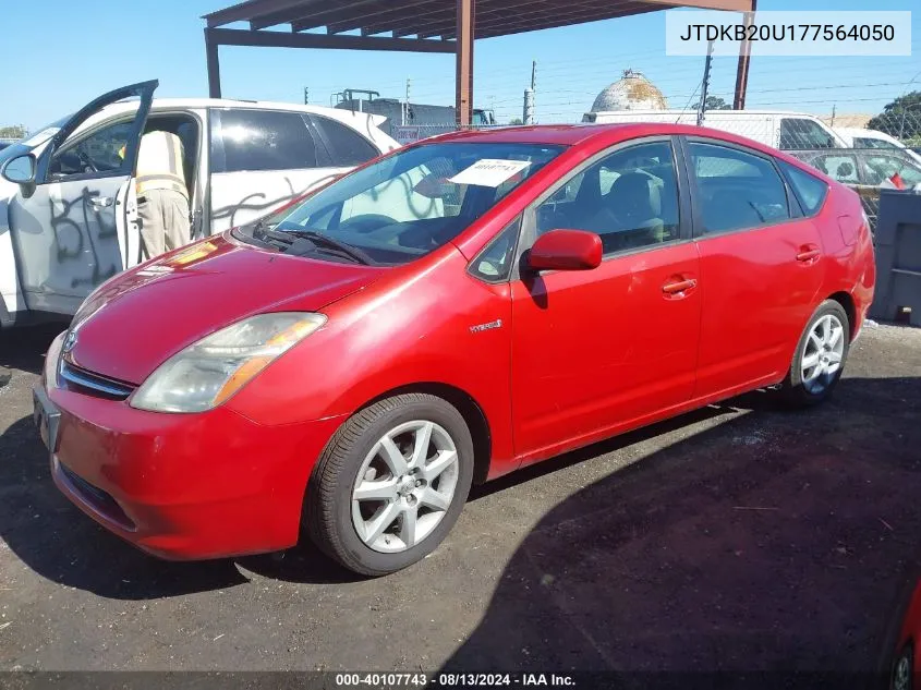 2007 Toyota Prius Touring VIN: JTDKB20U177564050 Lot: 40107743