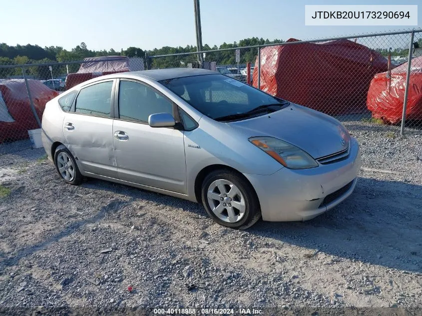 2007 Toyota Prius VIN: JTDKB20U173290694 Lot: 40118988