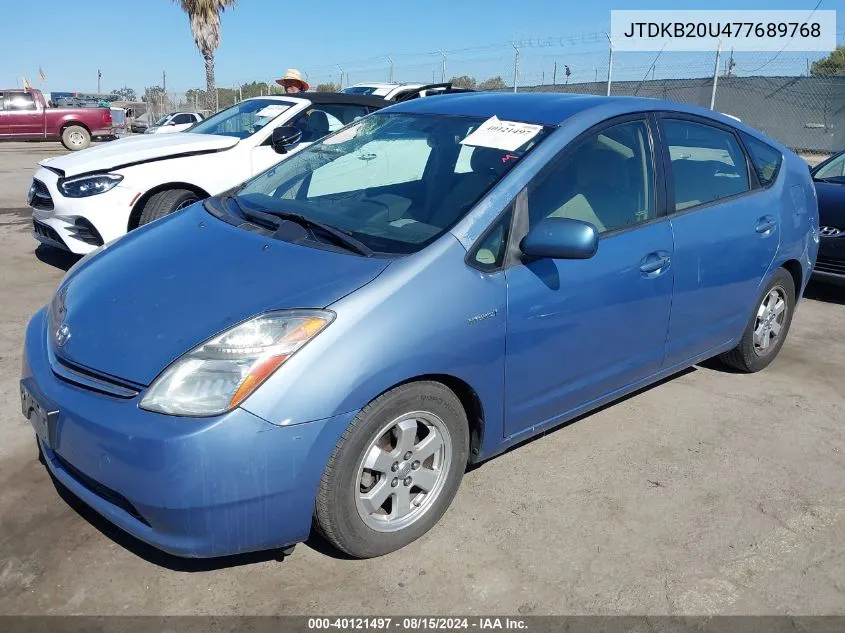 JTDKB20U477689768 2007 Toyota Prius