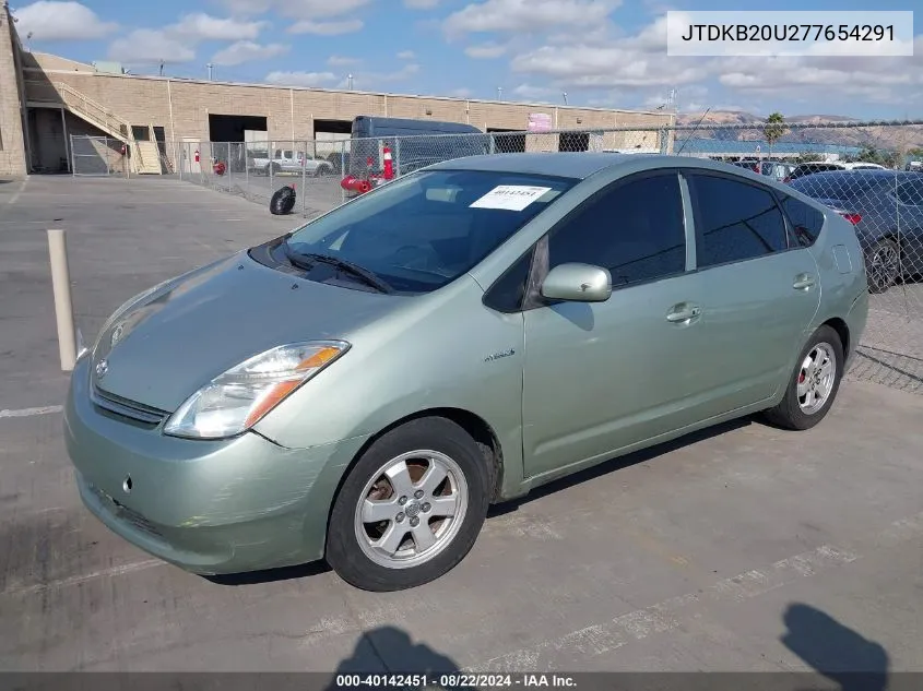 JTDKB20U277654291 2007 Toyota Prius