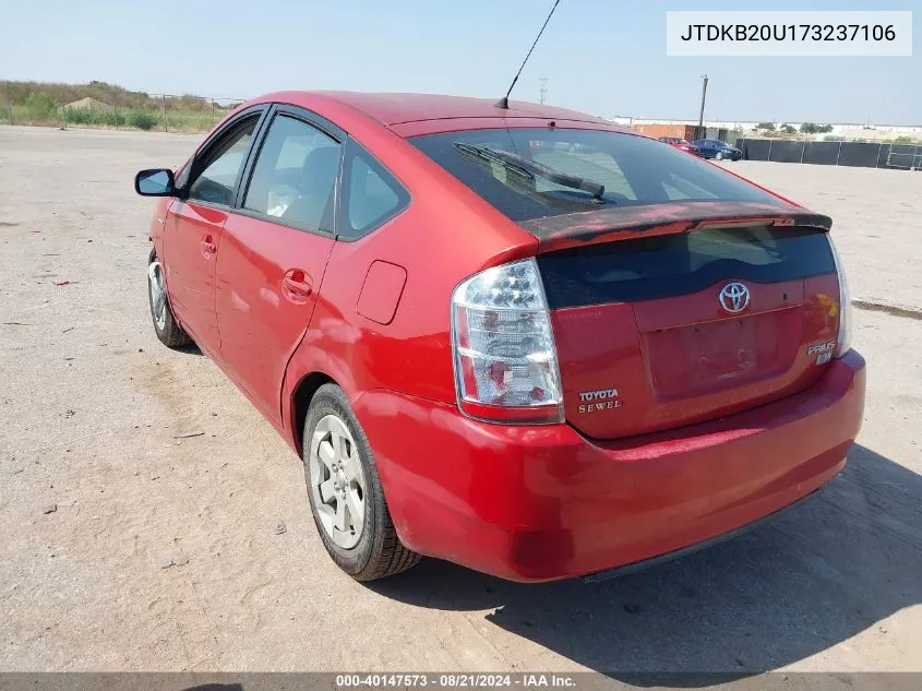 JTDKB20U173237106 2007 Toyota Prius