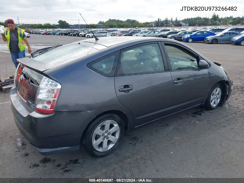 JTDKB20U973266482 2007 Toyota Prius