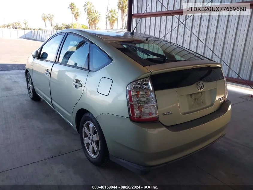 JTDKB20UX77669668 2007 Toyota Prius