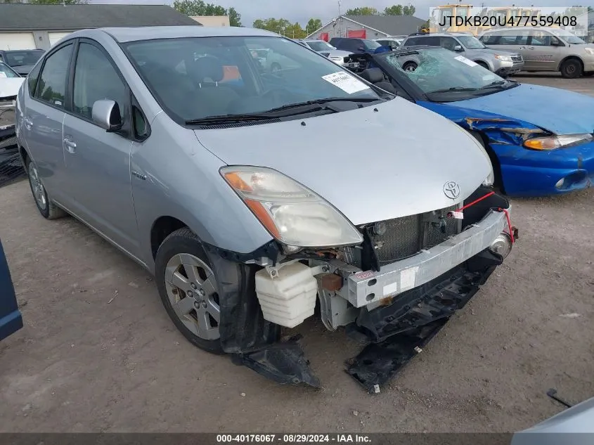 JTDKB20U477559408 2007 Toyota Prius