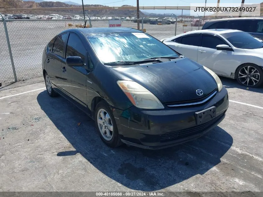 2007 Toyota Prius VIN: JTDKB20UX73249027 Lot: 40185088