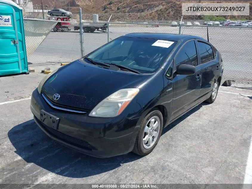 2007 Toyota Prius VIN: JTDKB20UX73249027 Lot: 40185088