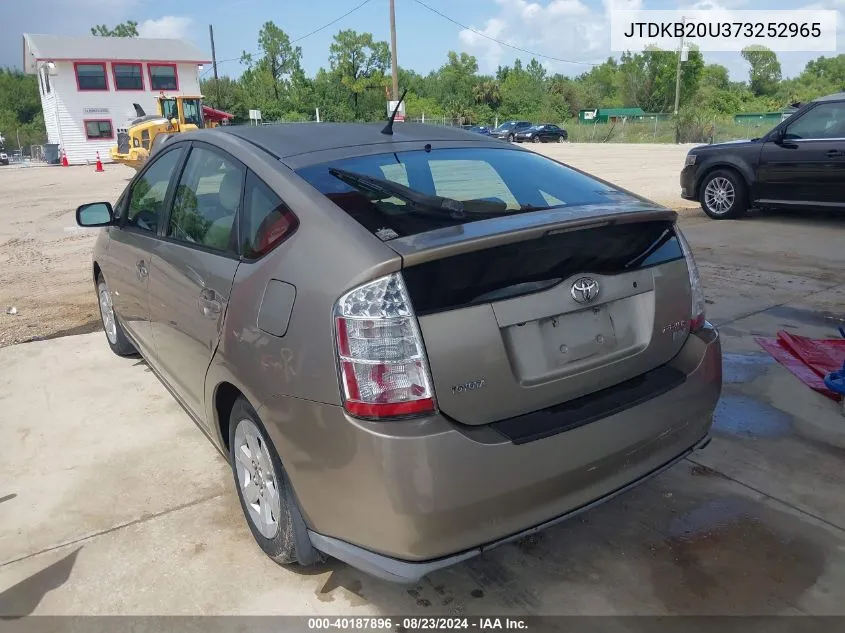 2007 Toyota Prius VIN: JTDKB20U373252965 Lot: 40187896