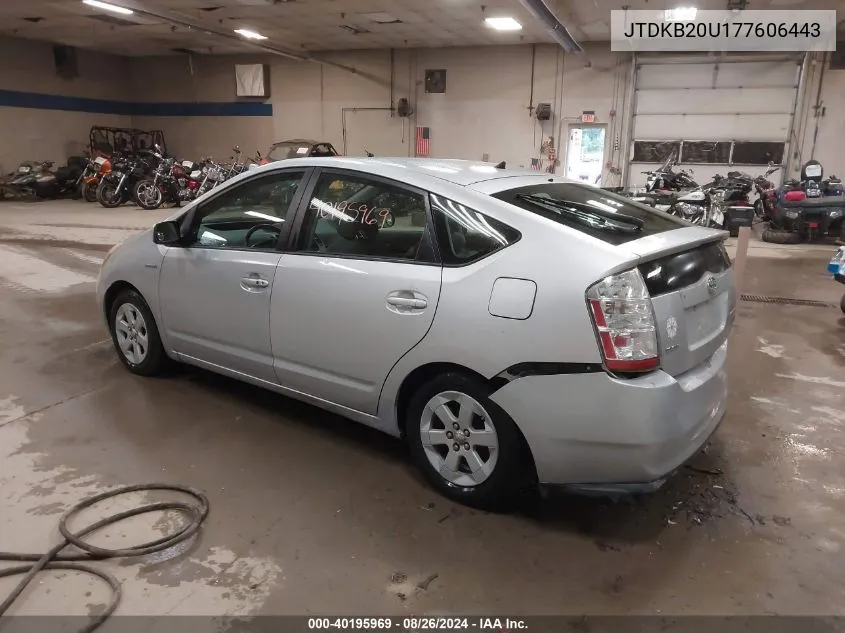 JTDKB20U177606443 2007 Toyota Prius