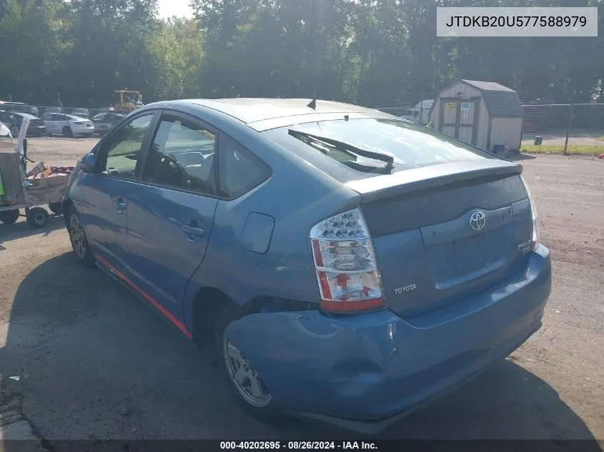 JTDKB20U577588979 2007 Toyota Prius