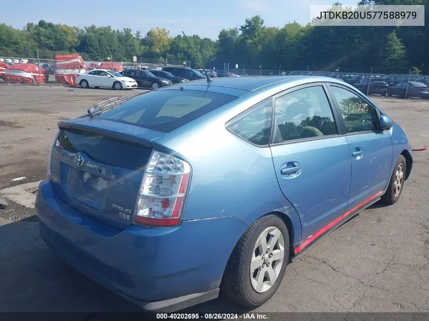 JTDKB20U577588979 2007 Toyota Prius