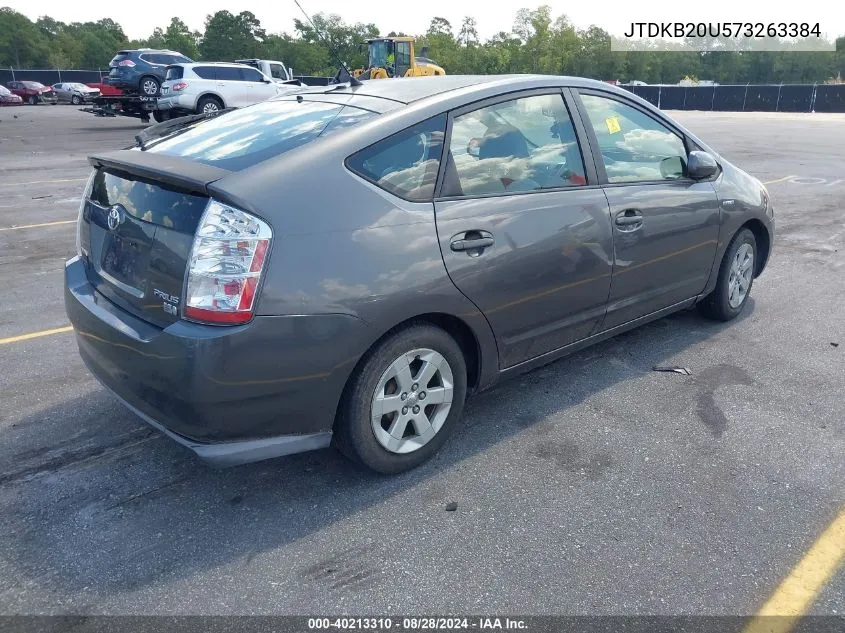 2007 Toyota Prius VIN: JTDKB20U573263384 Lot: 40213310