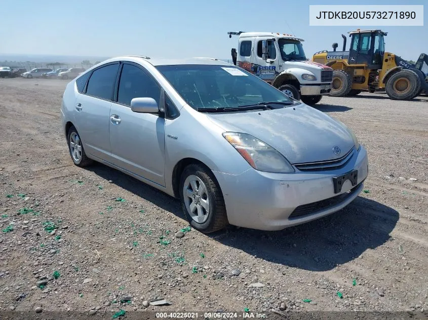 2007 Toyota Prius VIN: JTDKB20U573271890 Lot: 40225021