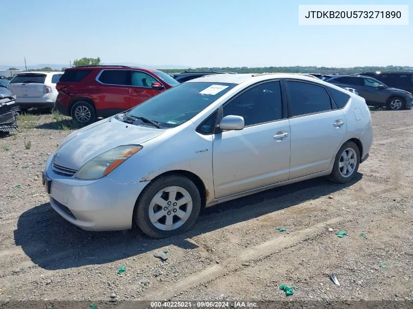 2007 Toyota Prius VIN: JTDKB20U573271890 Lot: 40225021