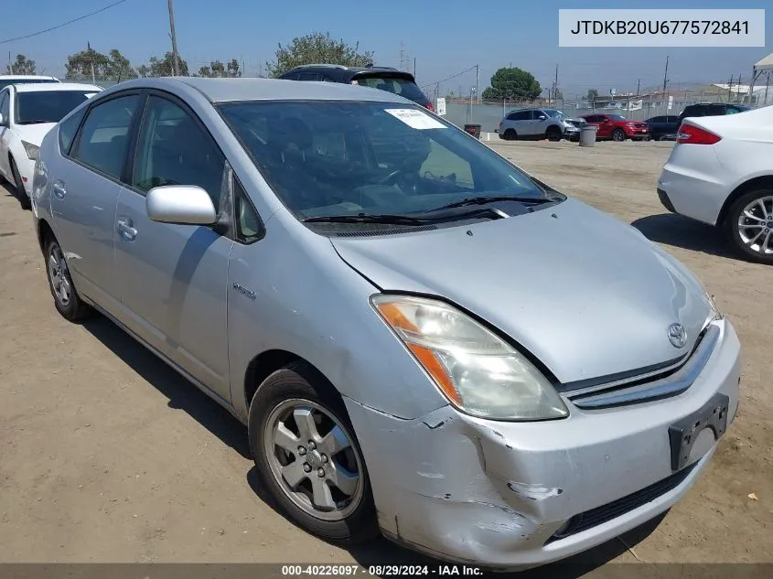 JTDKB20U677572841 2007 Toyota Prius