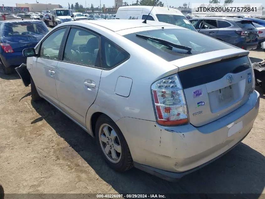 JTDKB20U677572841 2007 Toyota Prius