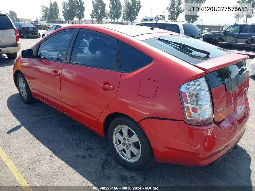 JTDKB20U377576653 2007 Toyota Prius