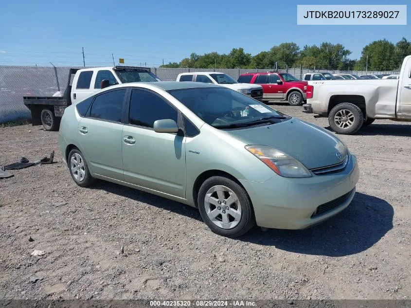 2007 Toyota Prius VIN: JTDKB20U173289027 Lot: 40235320